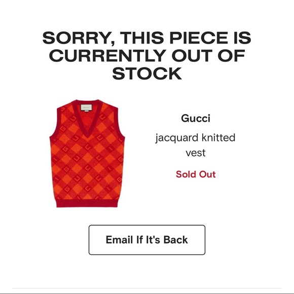 ♥️HP! AUTH NWOT GUCCI LOGO SWEATER VEST - Picture 3 of 15